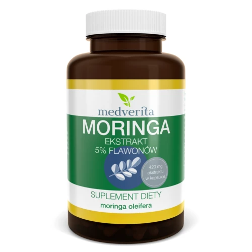 Medverita - Moringa ekstrakt 5% flawonów - 60 kapsułek Medverita - Moringa ekstrakt 5% flawonów - 60 kapsułek
